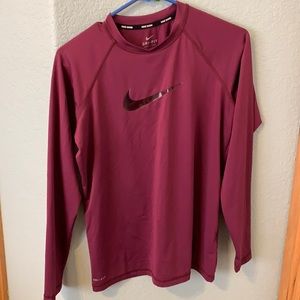 Long sleeve Nike swim shirt